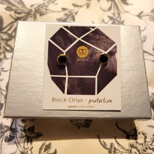 Gorjana Black Onyx Stud Earrings